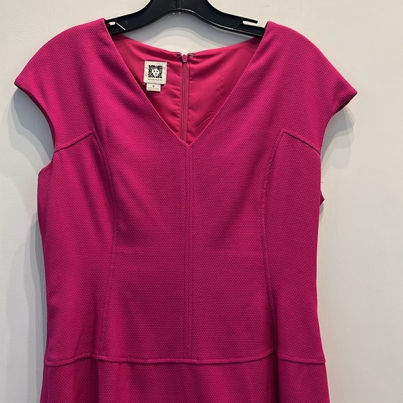 Anne Klein size 8 dress fuchsia - Picture 3 of 5